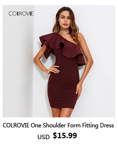 COLROVIE-Navy-Rose-Print-Slit-Back-Slim-Pencil-Dress-2017-Fall-Ladies-Round-Neck-Short-Sleeve-Knee-L-32727603642