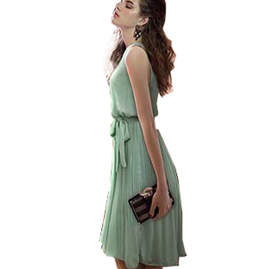 Casual-Summer-Classic-Pleated-Women-Chiffon-Dress-Brief-Style-Elegant-Sleeveless-Dresses-E465-1349161300