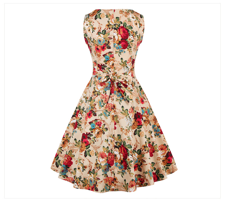 Charmian-Women39s-Summer-Dress-Floral-Print-Retro-Vintage-Dress-Elegant-195039s-Hepburn-Style-Casual-32697158501