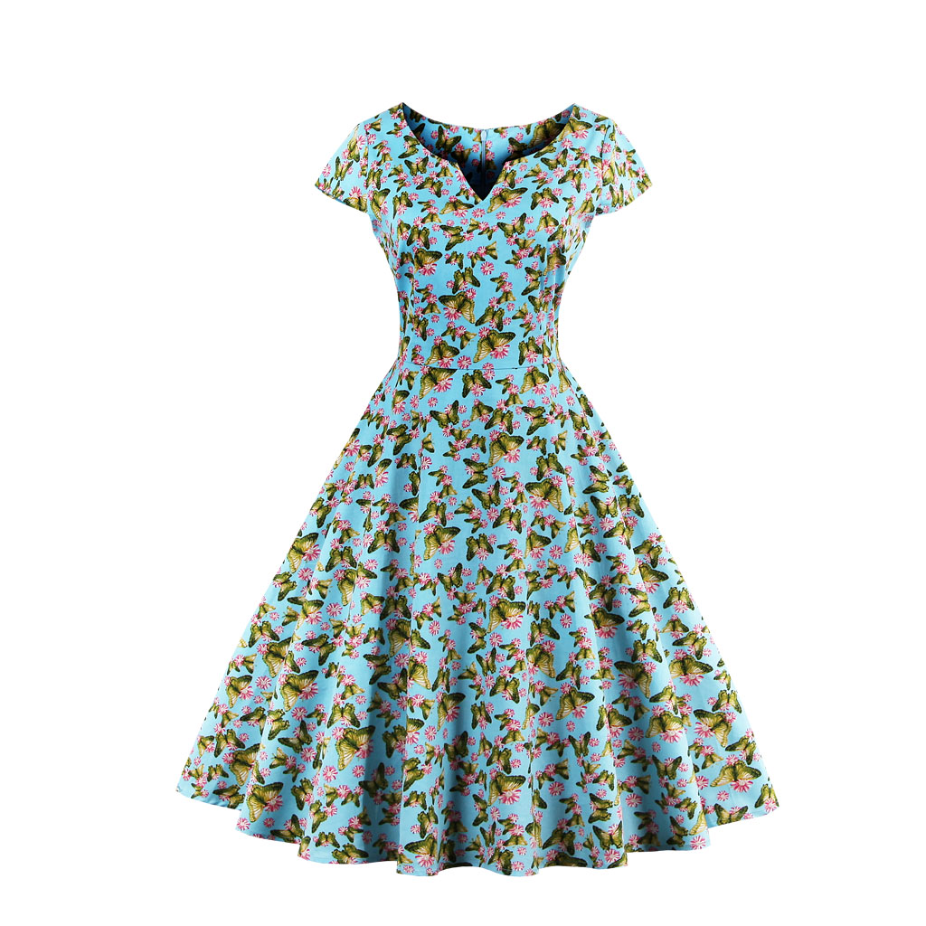 Charmian-Women39s-Summer-Dress-Plus-Size-Sexy-Vintage-Dress-Audrey-Hepburn-Rockabilly-Swing-Dress-Ca-32747557695