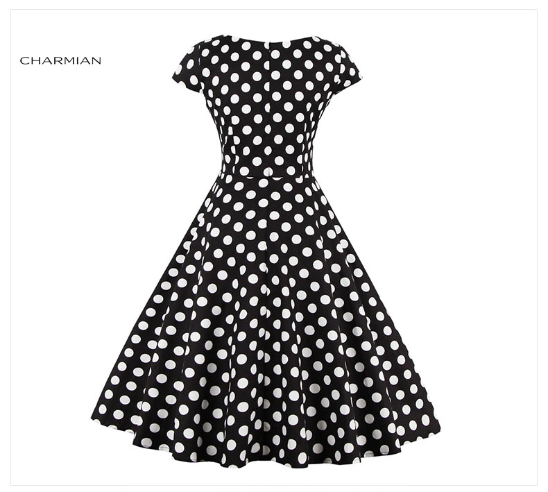 Charmian-Women39s-Summer-Dress-Plus-Size-Sexy-Vintage-Dress-Audrey-Hepburn-Rockabilly-Swing-Dress-Ca-32747557695