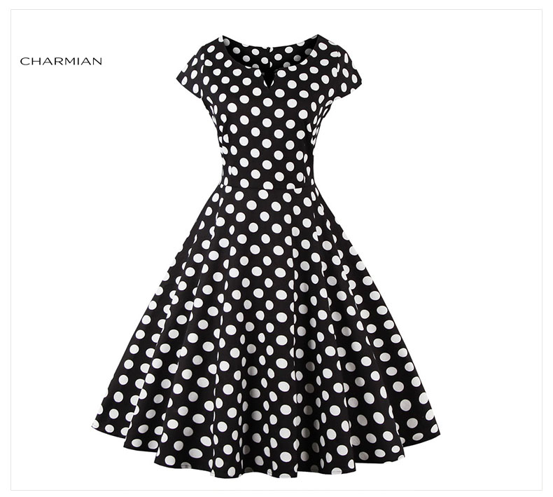 Charmian-Women39s-Summer-Dress-Plus-Size-Sexy-Vintage-Dress-Audrey-Hepburn-Rockabilly-Swing-Dress-Ca-32747557695