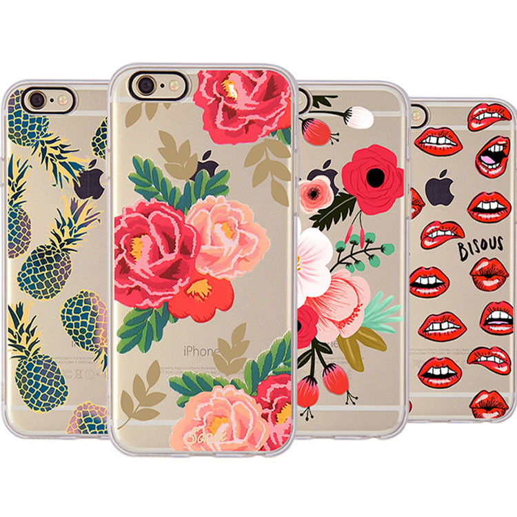Cherry-pineapple-Banana-leaf-Flower-Cactus-rose-peony-Case-Cover-For-Apple-iphone-6-6s-47--6-plus-55-32699251933