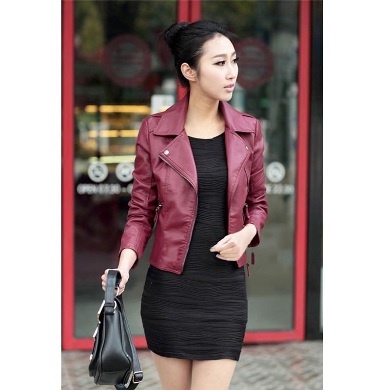 Chic-Women-Slim-Biker-Motorcycle-PU-Leather-Jacket-Coat-Zipper-Punk-Casual-Outwear-32775728779