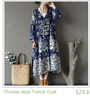 Chinese-style-Flower-print-Denim-Women-Knee-length-Dress-Blue-Cotton-Floral-Loose-Summer-Dress-Vinta-32647886717