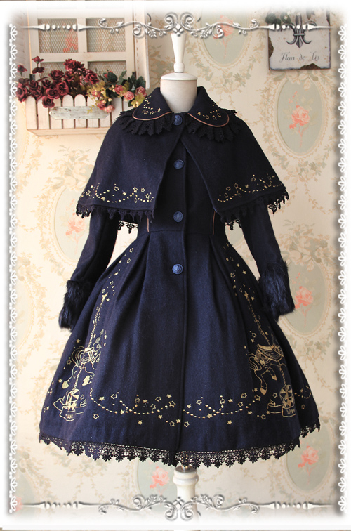 Custom-Tailored-Infanta-Faux-Fur-Cuff-Long-Sleeve-Fit-and-Flare-Embroidered-Wool-Lolita-Coat-with-Ca-32571788301