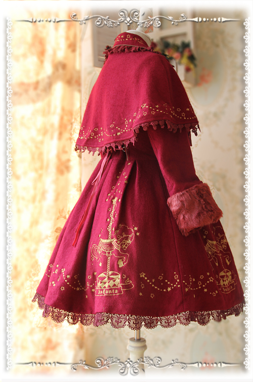 Custom-Tailored-Infanta-Faux-Fur-Cuff-Long-Sleeve-Fit-and-Flare-Embroidered-Wool-Lolita-Coat-with-Ca-32571788301