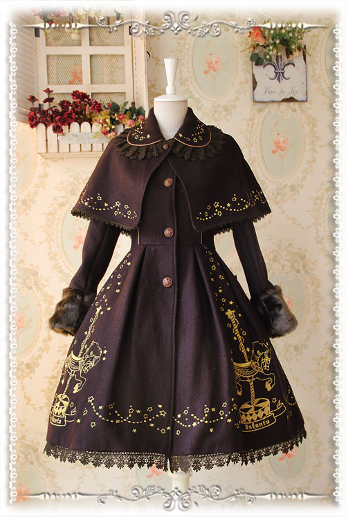 Custom-Tailored-Infanta-Faux-Fur-Cuff-Long-Sleeve-Fit-and-Flare-Embroidered-Wool-Lolita-Coat-with-Ca-32571788301