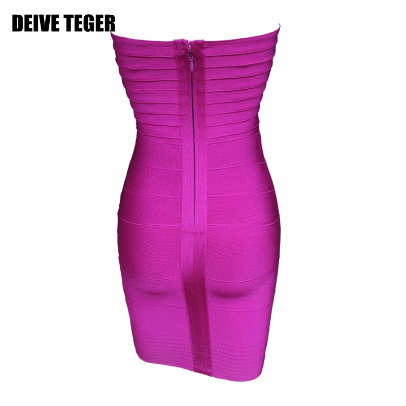 DEIVE-TEGER-strapless-tight-sexy-Off-The-Shoulder-Women39s-Bandage-Strapless-Sleeveless-Party-Dress--632282811