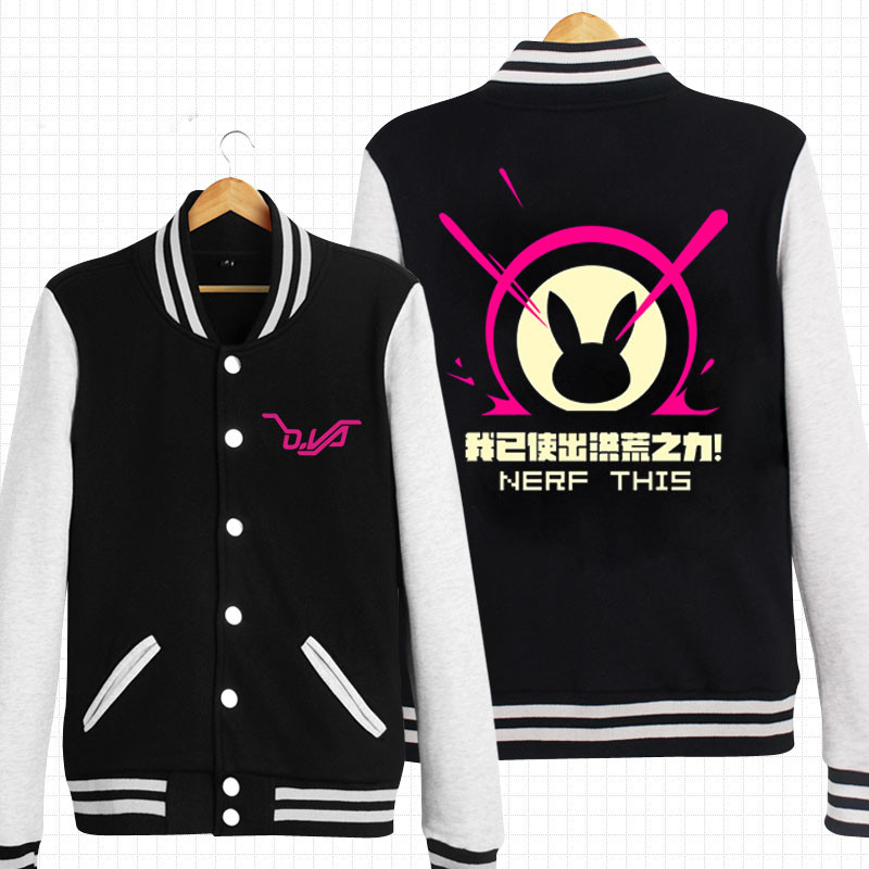 DVA-OW-Bunny-Unisex-Cosplay-Baseball-Jacket-Free-Shipping-XXXL--32776314175