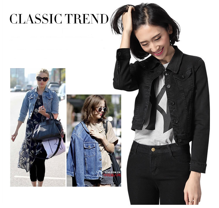 Denim-Jacket-Women-Short-Jeans-Overcoat-Ladies-Jackets-Tops-Turn-Down-Collar-Slim-White-Black-Jeans--32638031981