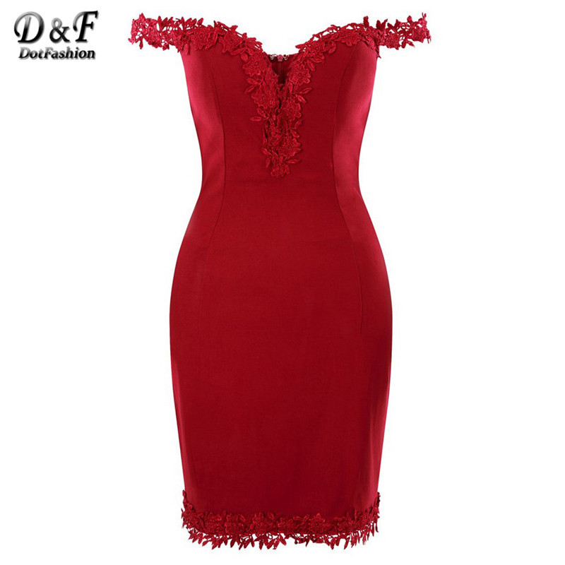 Dotfashion-2016-New-Arrival-Designer-Women-Dresses-Party-Clubwear-Sexy-Elegant-Red-Sweetheart-Neck-L-32584385384