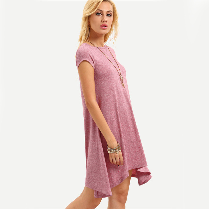 Dotfashion-2016-Summer-Pink-Cap-Sleeve-Asymmetrical-Short-Dress-Casual-Ladies-Wear-Round-Neck-Loose--32692415666