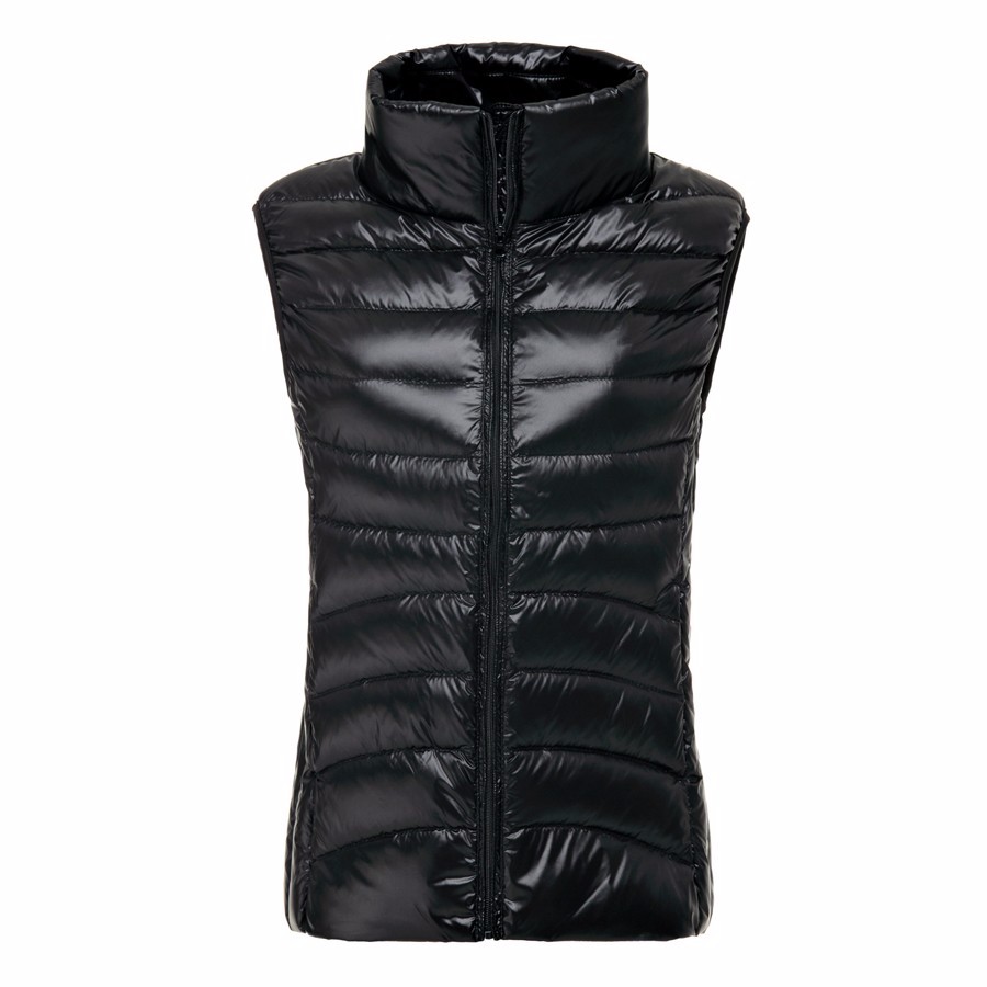 Duck-Down-Women-Vest-Ultra-Light-thin-Vest-Winter-2016-Sleeveless-Waistcoat-Fashion-Autumn-red-black-32724365795