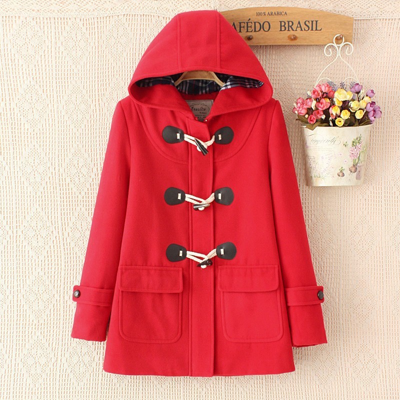 Duffle-Coat-Long-Turn-Down-Horn-Button-Hooded-Collar-Woolen-Overcoat-Wide-Waisted-manteau-femme-Out--32416761671