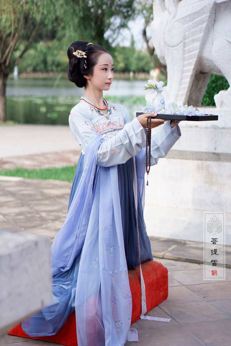 Dunhuang-Dream-Series--Bodhi-Snow-Women39s-Chinese-Style-Ruqun-Vintage-Gorgerous-Dress-Fine-Embroide-32726225816