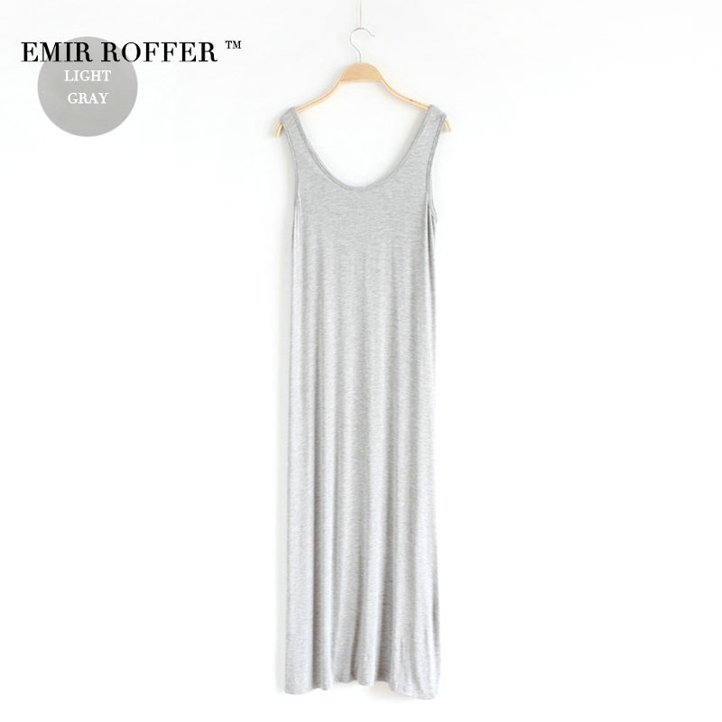 EMIR-ROFFER-2018-Summer-Sundresses-Female-Long-Dress-Women-Boho-Beach-Casual-O-Neck-Sleeveless-Large-32797528032