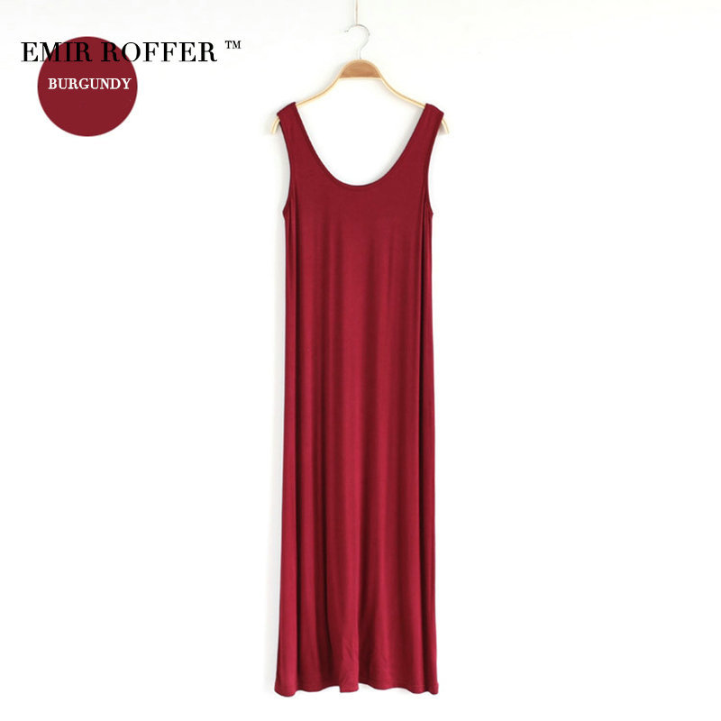 EMIR-ROFFER-2018-Summer-Sundresses-Female-Long-Dress-Women-Boho-Beach-Casual-O-Neck-Sleeveless-Large-32797528032