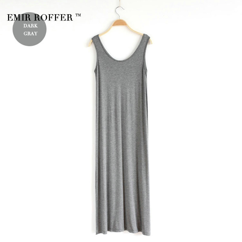 EMIR-ROFFER-2018-Summer-Sundresses-Female-Long-Dress-Women-Boho-Beach-Casual-O-Neck-Sleeveless-Large-32797528032