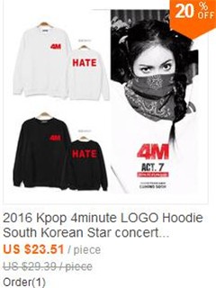 EXO-kpop-HBA-pants-2NE1-CL-Hoodie-Sweatshirts-Do-You-Love-Me-MV-Hood-By-Air-Coat-Pullover-EXO-hba-ho-32333568604