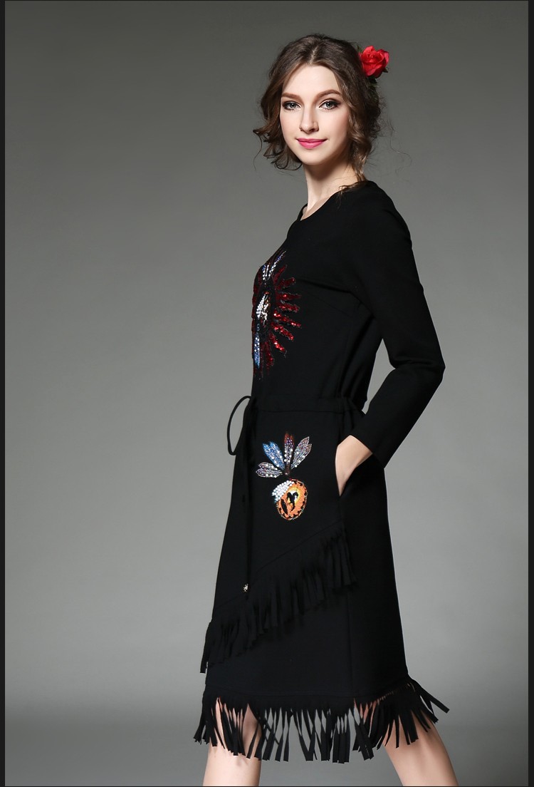 Embroidery-Long-Winter-Dress-Embellished-Fringe-Drawstring-Waist-Long-Sleeve-Sweatshirt-Dresses-Blac-32628270811