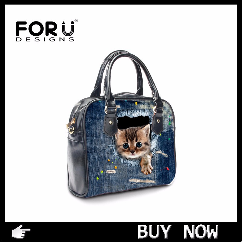 FORUDESIGNS-Luggage-Cover-Cute-Denim-Cat-Dog-Prints-Travel-Accessories-for-18-30inch-Travel-Case-Sui-32787107223