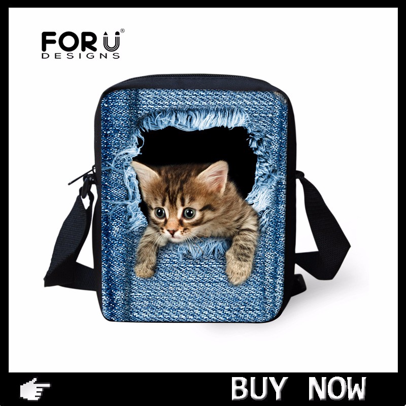 FORUDESIGNS-Luggage-Cover-Cute-Denim-Cat-Dog-Prints-Travel-Accessories-for-18-30inch-Travel-Case-Sui-32787107223
