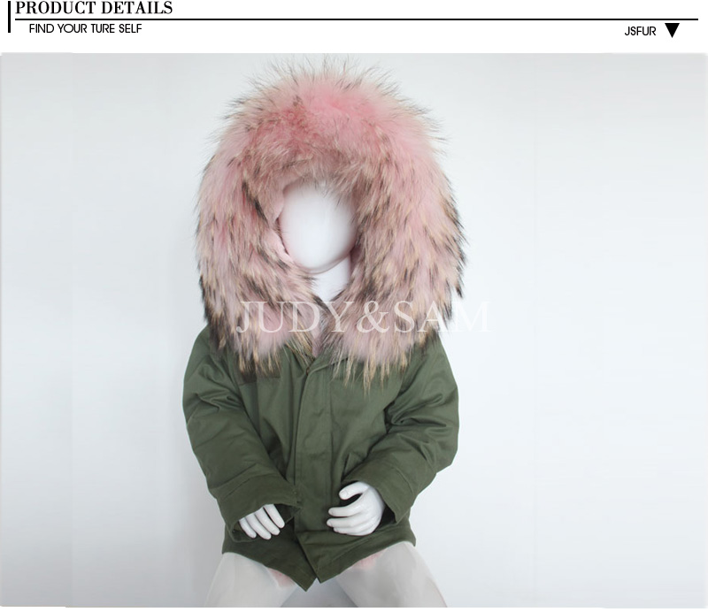 Fashion-Kids-Parka-Army-Green-Jacket-Warm-Winter-Real-Raccoon-Fur-Hood-Faux-Fur-Lined-100-Cotton-Coa-32710231101