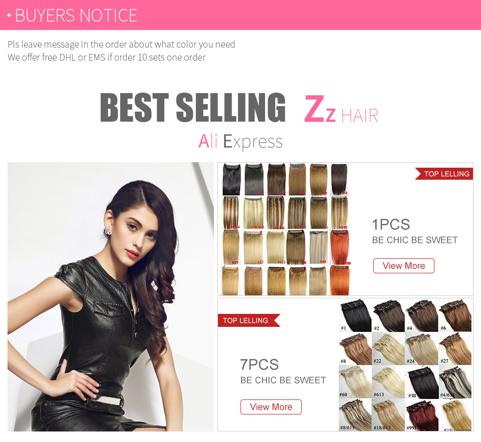 Free-Shipping-16quot-323939-10pcs-Set-100-Brazilian-Remy-Hair-Clip-Inon-Human-Hair-Extensions-22-Col-343322643