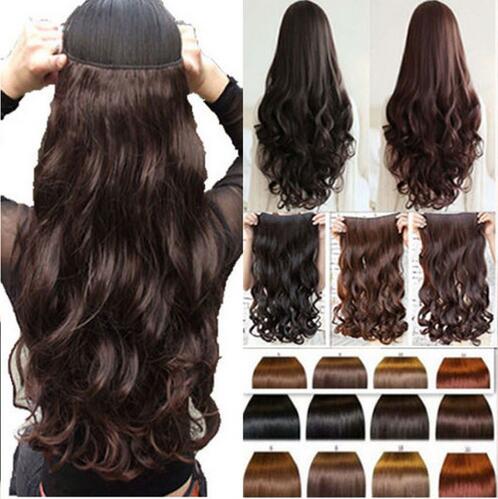 Free-Shipping-26quot-66cm-Women-Long-Straight-Clip-in-hair-Extentions-8PCS-Full-Head-hair-Extension--32351147118