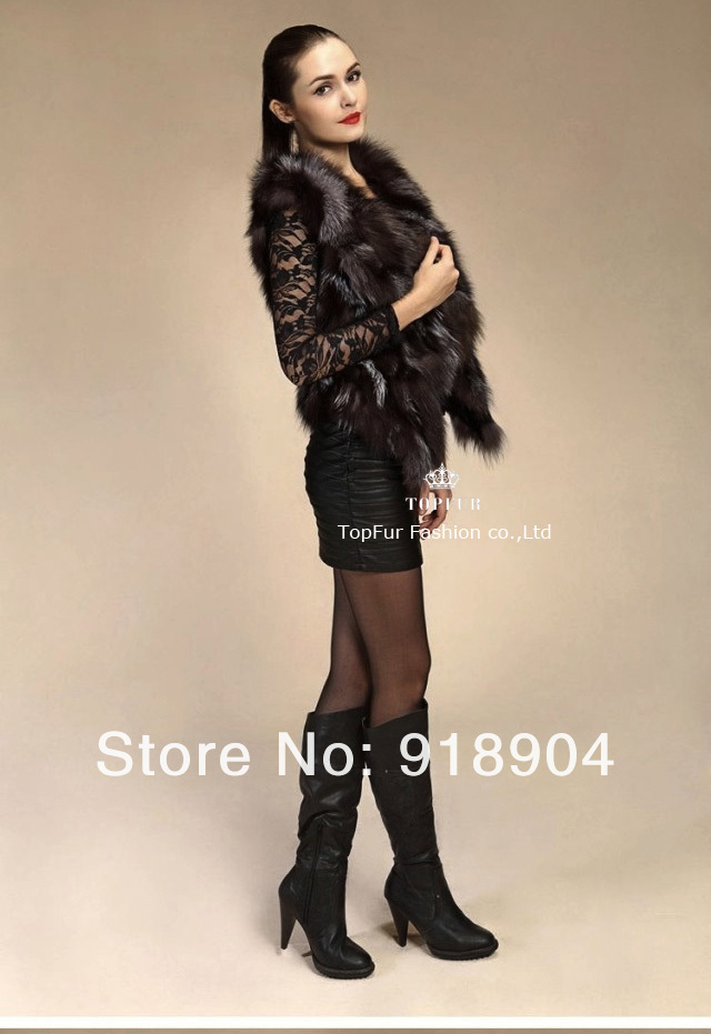 Free-Shipping-Women100-Genuine-real-natural-Silver-Fox-Fur-warm-coat-Vest-Gilet-Waistcoat-vest-2050755949