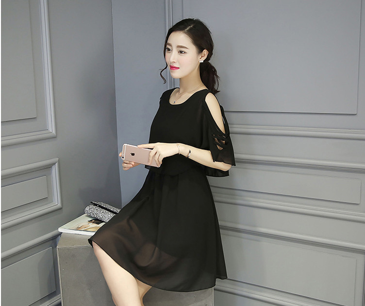 Free-shipping-2016-New-Women-Summer-Fashion-Faux-Tiwnset-Styles-Slim-Chiffon-Casual-Dress-Lady-Girl--32491739526