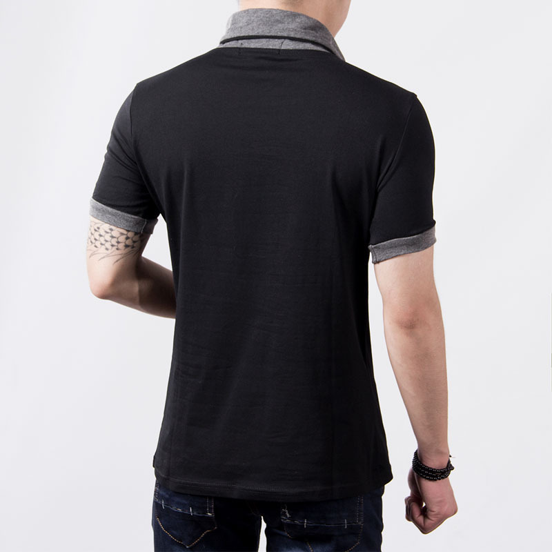 Free-shipping-2017-New-Mens-summer-leisure-T-shirt-fashion-slim-short-sleeve-V-neck-T-shirt-button-d-32318638538