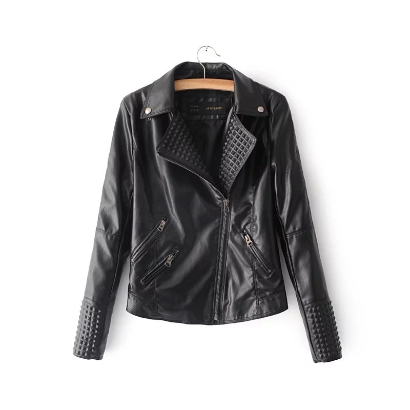 Free-shipping-casual-women-short-paragraph-wild-stitching-high-waist-lapel-zipper-pocket-solid-color-32712210208