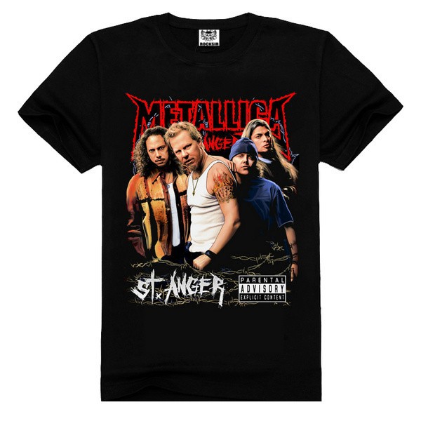 Free-shipping-short-sleeve-black-Fashion-short-sleeve-black-Heavy-Metal-Metallica-Printed-t-shirt-32308909295