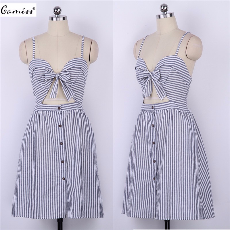 Gamiss-2016-Sexy-Striped-Bustier-Summer-Women-Dress-Spaghetti-Front-Lace-Up-Dresses-Female-Casual-Be-32667704746