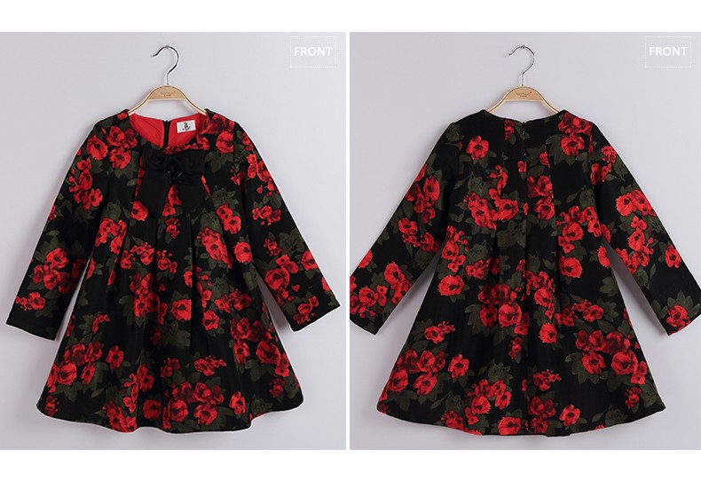 Girls-Dresses-KAMIWA-2018-Baby--Autumn-Floral-Printing-Bowknot-Toddler-Long-sleeve-Teenage-Children3-32736496048