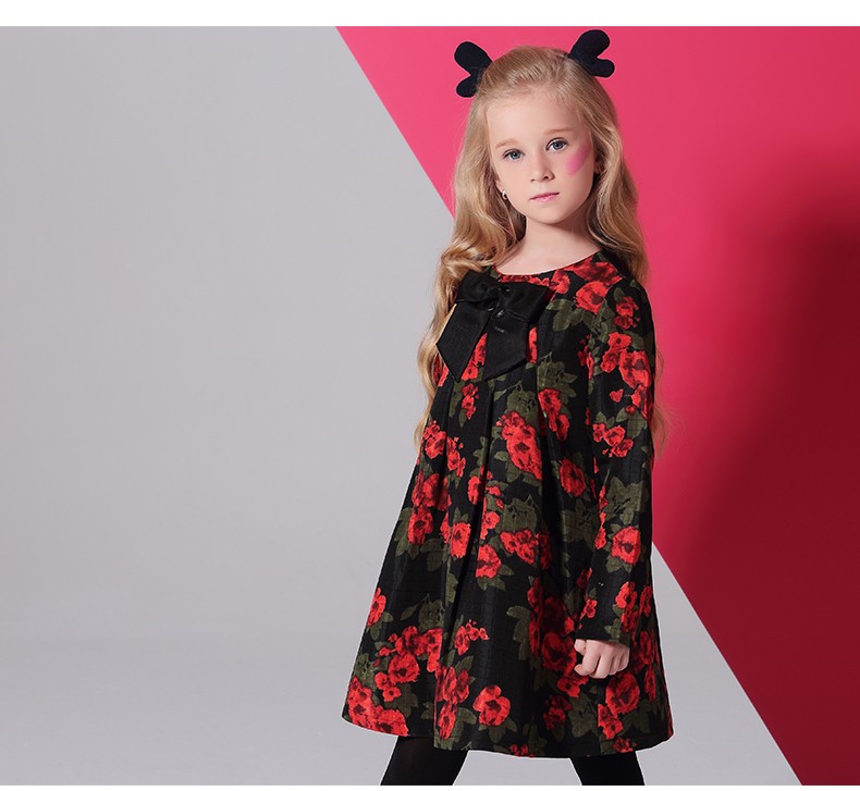 Girls-Dresses-KAMIWA-2018-Baby--Autumn-Floral-Printing-Bowknot-Toddler-Long-sleeve-Teenage-Children3-32736496048