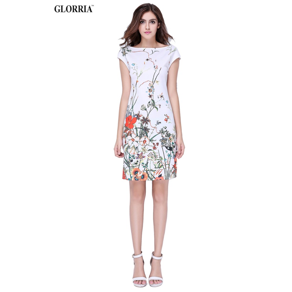 Glorria-Girls-Women-Print-Short-Sleeve-Super-Mini-Dresses-Summer-Style-Casual-Fashion-O-Neck-Straigh-32484851095