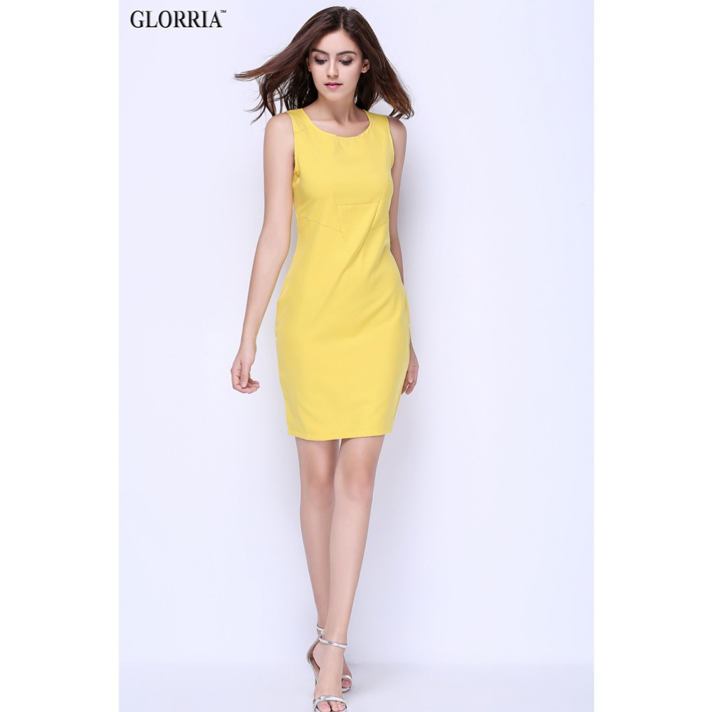 Glorria-Women-Lady-Summer-Elegant-Casual-Fashion-Work-Business-Party-Dresses-O-Neck-Sleeveless-Sheat-32419149451