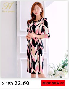 H-Han-Queen-Korean-Autumn-Retro-Print-Sexy-Dress-Women-Business-V-neck-Office-Work-Tunic-Bodycon-She-32741699503