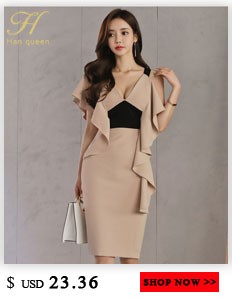 H-Han-Queen-Korean-Autumn-Retro-Print-Sexy-Dress-Women-Business-V-neck-Office-Work-Tunic-Bodycon-She-32741699503