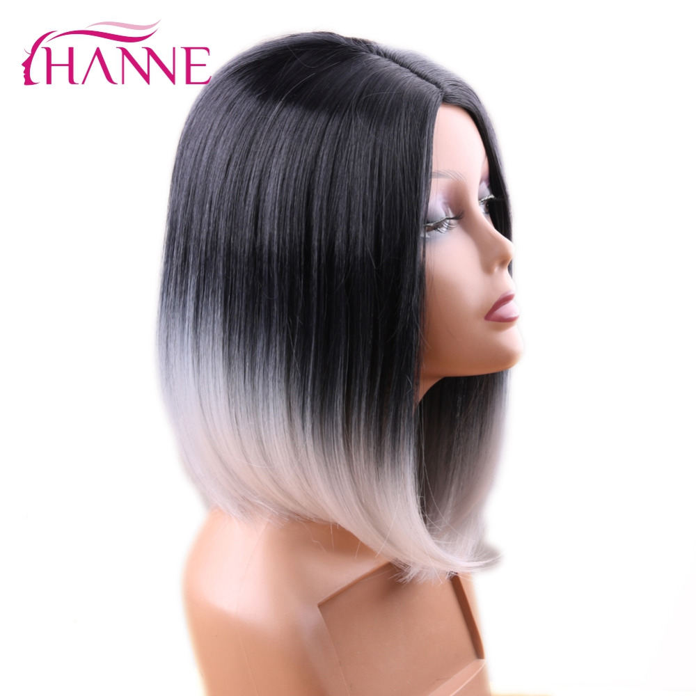 HANNE-Black-To-Light-Grey-Ombre-Color-Skin-Top-Short-Haircut-Straight-Heat-Resistant-Synthetic-Women-32617771343