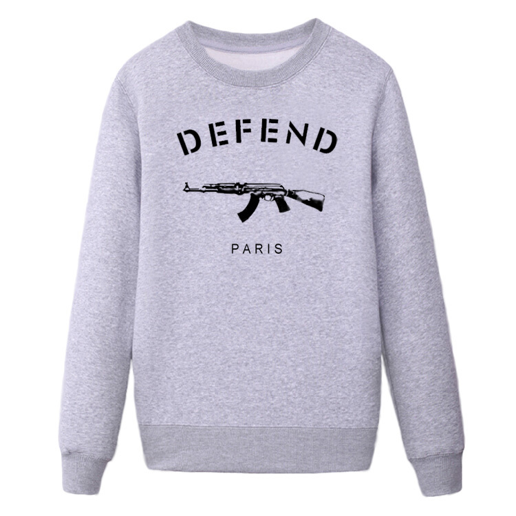 HOT-Sale-Letters-DEFEND-PARIS-AK47-Automatic-rifles-print--Men39s-Slim-Fit--Hip-pop-Popular-Jersey-S-32612297873