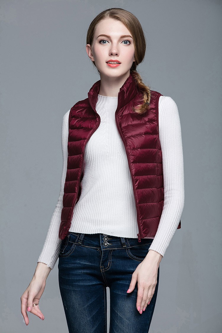 HOTWinter-Women-90-White-Duck-Down-Vest-Women39s-Ultra-Light-Duck-Down-Vest-Jacket-Autumn-Winter-Sle-32611197452