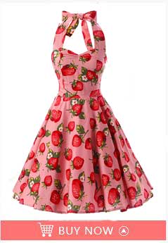 Halter-Women-50s-Rockabilly-Dresses-Floral-Print-Retro-Vintage-60s-Party-Dress-Pinup-Swing-Audrey-He-32656307784