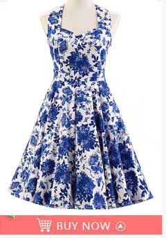 Halter-Women-50s-Rockabilly-Dresses-Floral-Print-Retro-Vintage-60s-Party-Dress-Pinup-Swing-Audrey-He-32656307784