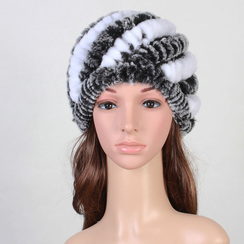 Handmade-Russian-Women39s-Real-Rabbit-Fur-Skullies-Beanies-Hats-Female-Winter-Warm-Fox-Fur-Caps-Fash-32664268408