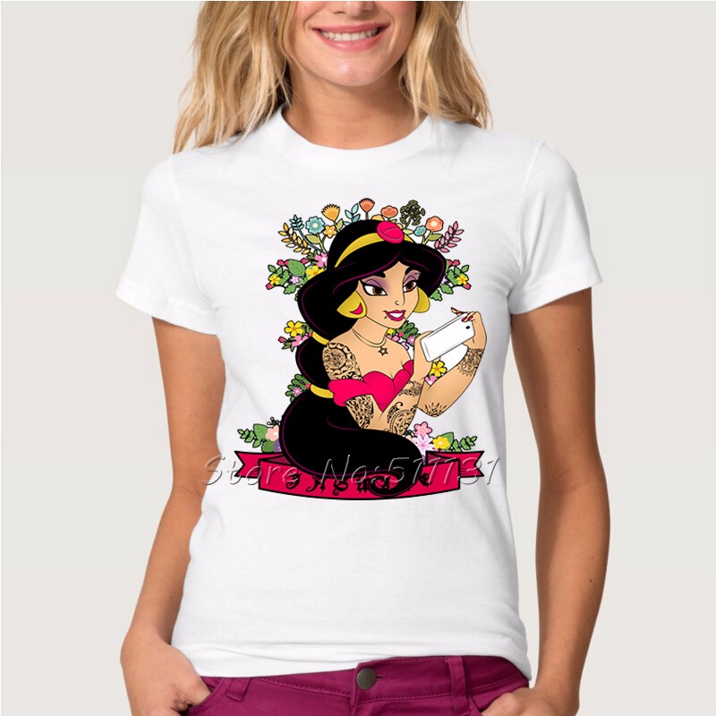 Harajuku-New-women39s-t-shirt-cartoon-Snow-White-PrincessCute-Animal-printed-tshirts-womengirl-summe-32352562667