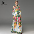 High-Quality-2017-Fashion-Designer-Runway-Maxi-Dress-Women39s-Short-Sleeve-Gorgeous-Voile-Floral-Emb-32775602145